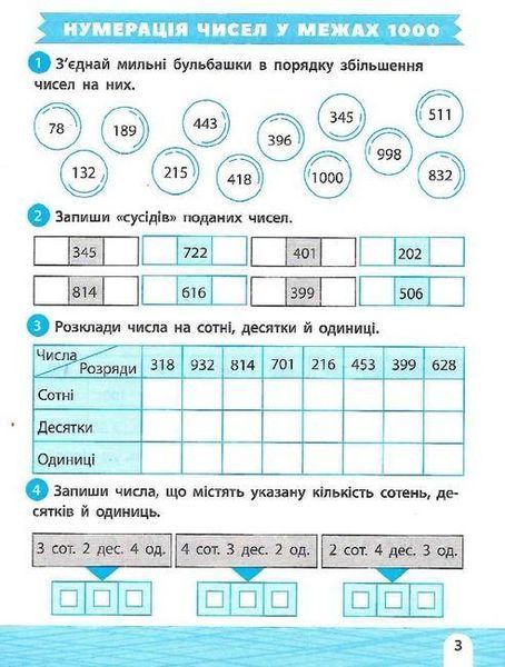Тренажер-обучалочка. Математика. Украинский язык. 3 класс - Леонидова А. VIVAT00479 фото